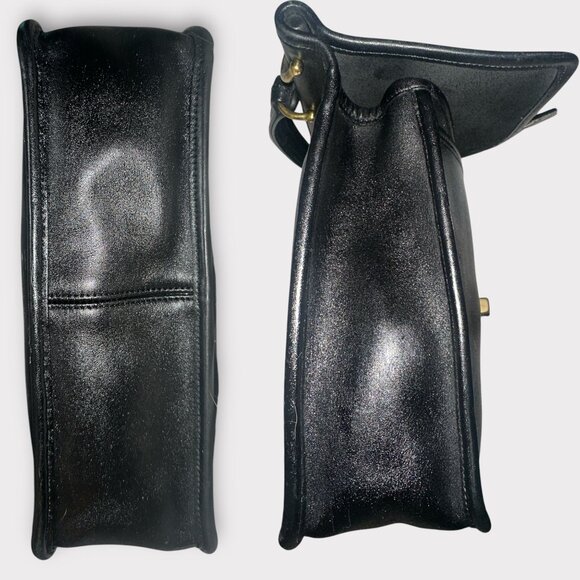 Coach Black Leather Satchel - Picture 6 of 11